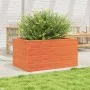 Jardinera de madera maciza pino marrón cera 90x60x46 cm de , Maceteros y jardineras - Ref: Foro24-3282456, Precio: 175,27 €, ...