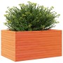 Jardinera de madera maciza pino marrón cera 90x60x46 cm by , Pots and planters - Ref: Foro24-3282456, Price: 177,52 €, Discou...