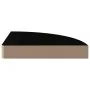 Floating corner shelves 4 units glossy black MDF 25x25x3.8 cm by vidaXL, Shelves and shelves - Ref: Foro24-323891, Price: 41,...