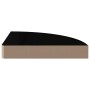 Schwebende Eckregale 4 Stück MDF schwarz glänzend 25x25x3,8 cm von vidaXL, Regale und Regale - Ref: Foro24-323891, Preis: 42,...