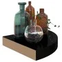 Floating corner shelves 4 units glossy black MDF 25x25x3.8 cm by vidaXL, Shelves and shelves - Ref: Foro24-323891, Price: 41,...