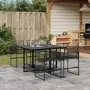 Gartenset 5-teilig aus schwarzem synthetischem Rattan von , Gartensets - Ref: Foro24-3295033, Preis: 280,26 €, Rabatt: %