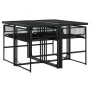 Gartenset 5-teilig aus schwarzem synthetischem Rattan von , Gartensets - Ref: Foro24-3295033, Preis: 280,26 €, Rabatt: %