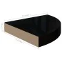 Floating corner shelves 4 units glossy black MDF 25x25x3.8 cm by vidaXL, Shelves and shelves - Ref: Foro24-323891, Price: 41,...
