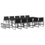 Set comedor de jardín con cojines 15 pzas ratán sintético negro de , Conjuntos de jardín - Ref: Foro24-3295071, Precio: 794,4...