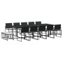 Set comedor de jardín con cojines 15 pzas ratán sintético negro by , Garden sets - Ref: Foro24-3295071, Price: 802,41 €, Disc...