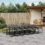 Set comedor de jardín con cojines 13 pzas ratán sintético negro by , Garden sets - Ref: Foro24-3295012, Price: 880,53 €, Disc...