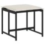 Set de comedor jardín 11 pzas con cojines ratán sintético negro by , Garden sets - Ref: Foro24-3295019, Price: 511,60 €, Disc...