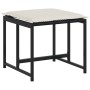 Set de comedor jardín 11 pzas con cojines ratán sintético negro by , Garden sets - Ref: Foro24-3295019, Price: 518,12 €, Disc...