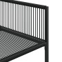 Set de comedor de jardín 15 pzas ratán sintético negro by , Garden sets - Ref: Foro24-3295046, Price: 813,34 €, Discount: %