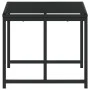 Gartenhocker, 4 Stück, aus schwarzem synthetischem Rattan. von , Hocker für den Außenbereich - Ref: Foro24-4008579, Preis: 80...