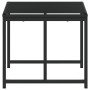 Taburetes de jardín 4 unidades ratán sintético negro by , Outdoor ottomans - Ref: Foro24-4008579, Price: 82,32 €, Discount: %