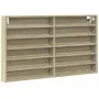 Ingenieurholz-Vitrine in Sonoma-Eiche 100x8,5x58 cm von , Regale und Regale - Ref: Foro24-847942, Preis: 48,48 €, Rabatt: %