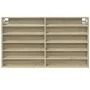 Ingenieurholz-Vitrine in Sonoma-Eiche 100x8,5x58 cm von , Regale und Regale - Ref: Foro24-847942, Preis: 48,48 €, Rabatt: %