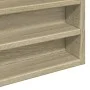 Ingenieurholz-Vitrine in Sonoma-Eiche 100x8,5x58 cm von , Regale und Regale - Ref: Foro24-847942, Preis: 48,48 €, Rabatt: %