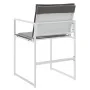 Gartenstühle mit Kissen, 4 Stück, aus weißem Stahl und Textilene von , Gartenstühle - Ref: Foro24-4008587, Preis: 117,19 €, R...
