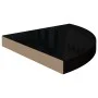 Glossy black MDF corner floating shelf 35x35x3.8 cm by vidaXL, Shelves and shelves - Ref: Foro24-323910, Price: 25,24 €, Disc...