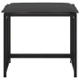Taburetes de jardín con cojines 4 uds acero y textilene negro by , Outdoor ottomans - Ref: Foro24-4008585, Price: 97,49 €, Di...