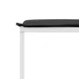 Taburetes de jardín con cojines 4 uds acero y textilene blanco by , Outdoor ottomans - Ref: Foro24-4008591, Price: 85,39 €, D...