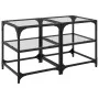 Glasoberfläche für Couchtisch, 2 Stück, Stahl, 40x40x45 cm. von , Couchtisch - Ref: Foro24-846003, Preis: 52,78 €, Rabatt: %