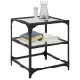 Glasoberfläche für Couchtisch, 2 Stück, Stahl, 40x40x45 cm. von , Couchtisch - Ref: Foro24-846003, Preis: 52,78 €, Rabatt: %