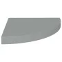 323922 Floating Corner Shelf Gray 35x35x3.8 cm MDF by vidaXL, Shelves and shelves - Ref: Foro24-323922, Price: 22,26 €, Disco...