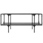 Mesa de centro superficie de vidrio acero negra 98,5x50x45 cm de , Mesas de centro - Ref: Foro24-846043, Precio: 77,61 €, Des...