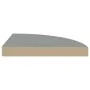 323922 Floating Corner Shelf Gray 35x35x3.8 cm MDF by vidaXL, Shelves and shelves - Ref: Foro24-323922, Price: 22,26 €, Disco...