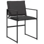 Gartensitzgruppe 11-teilig mit schwarzen Textilen-Kissen von , Gartensets - Ref: Foro24-3295084, Preis: 477,18 €, Rabatt: %