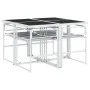Gartensitzgruppe 5-teilig mit weißen Textilene-Kissen. von , Gartensets - Ref: Foro24-3295103, Preis: 258,53 €, Rabatt: %