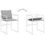 Gartensitzgruppe 9-teilig mit weißen Textilene-Kissen. von , Gartensets - Ref: Foro24-3295090, Preis: 521,18 €, Rabatt: %