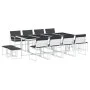 Juego de comedor de jardín 13 pzas con cojines textilene blanco de , Conjuntos de jardín - Ref: Foro24-3295115, Precio: 594,2...