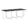 Juego de comedor de jardín 13 pzas con cojines textilene blanco by , Garden sets - Ref: Foro24-3295115, Price: 601,82 €, Disc...