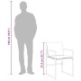 Juego de comedor de jardín 13 pzas con cojines textilene blanco by , Garden sets - Ref: Foro24-3295092, Price: 810,31 €, Disc...