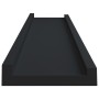Regal für Fotorahmen 2 Stück schwarz MDF 40x9x3 cm von vidaXL, Regale und Regale - Ref: Foro24-323931, Preis: 16,13 €, Rabatt: %