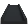 Shelf for photo frames 2 pcs black MDF 40x9x3 cm by vidaXL, Shelves and shelves - Ref: Foro24-323931, Price: 15,86 €, Discoun...