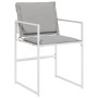 Gartensitzgruppe 11-teilig mit weißen Textilene-Kissen. von , Gartensets - Ref: Foro24-3295099, Preis: 472,06 €, Rabatt: %