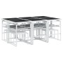 Gartensitzgruppe 11-teilig mit weißen Textilene-Kissen. von , Gartensets - Ref: Foro24-3295099, Preis: 472,06 €, Rabatt: %