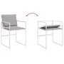 Gartensitzgruppe 11-teilig mit weißen Textilene-Kissen. von , Gartensets - Ref: Foro24-3295099, Preis: 466,76 €, Rabatt: %