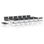 Juego de comedor de jardín 17 pzas con cojines textilene blanco by , Garden sets - Ref: Foro24-3295117, Price: 886,13 €, Disc...