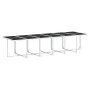 Gartenmöbel-Set 17-teilig mit weißen Textilene-Kissen von , Gartensets - Ref: Foro24-3295117, Preis: 875,08 €, Rabatt: %