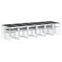 Gartenmöbel-Set 17-teilig mit weißen Textilene-Kissen von , Gartensets - Ref: Foro24-3295117, Preis: 875,08 €, Rabatt: %