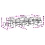 Juego de comedor de jardín 17 pzas con cojines textilene blanco by , Garden sets - Ref: Foro24-3295117, Price: 886,13 €, Disc...