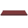 Toldo retráctil manual burdeos 500x300 cm by , Awnings - Ref: Foro24-3310194, Price: 475,60 €, Discount: %