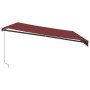 Toldo retráctil manual burdeos 500x300 cm by , Awnings - Ref: Foro24-3310194, Price: 475,60 €, Discount: %