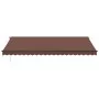 Toldo retráctil automático con luces LED marrón 500x300 cm by , Awnings - Ref: Foro24-3310219, Price: 622,38 €, Discount: %