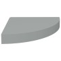 Floating wall shelves 4 pcs MDF gray 25x25x3.8 cm by vidaXL, Shelves and shelves - Ref: Foro24-323903, Price: 43,87 €, Discou...