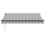 Toldo retráctil automático gris antracita y blanco 300x250 cm von , Markisen - Ref: Foro24-3310225, Preis: 342,18 €, Rabatt: %