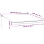Toldo retráctil manual con luz LED antracita y blanco 400x300cm von , Markisen - Ref: Foro24-3310231, Preis: 300,10 €, Rabatt: %