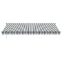 Toldo retráctil manual gris antracita y blanco 500x300 cm von , Markisen - Ref: Foro24-3310238, Preis: 446,85 €, Rabatt: %
